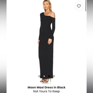 Revolve - Wore Once  - Moon Maxi Dress Black - Size small - dry cleaned